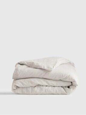 QUINCE European Linen Duvet Cover King/Cal King Sand 7095